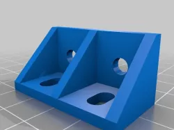 Parametric Aluminum Extrusion Angle Bracket
