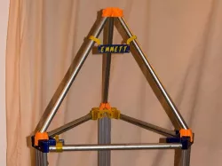Parametric Tetrahedron Top for Delta 3D Printer