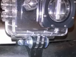 Polaris Edge Touring front bumper mount for SJ4000 camera