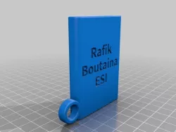 RafikBoutaina-Book Keychain - Beta
