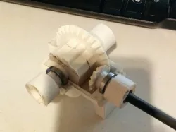 RC - Herringbone Pinion and Main Spur Gear + Dogbone U-Joint + Rear Differential