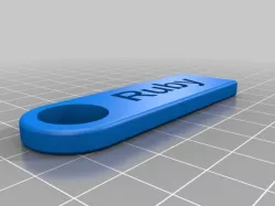 Ruby keychain