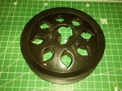 Shopping trolley wheel