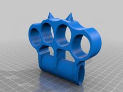 STL file BRASS KNUCKLES SPIKES : BRASS KNUCKLES SPIKES : STEEL FIST WITH  SPIKES 🤜・3D printing design to download・Cults