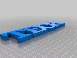 Tech Variable WORD Sculpture