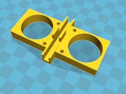 30*30 dual fan mount