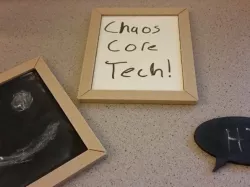 3D Printed Chalkboard/Whiteboard (Woodfill Borders)