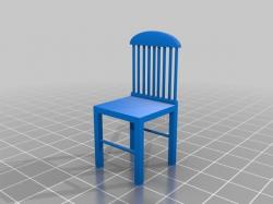 basic wooden chair 3d models 【 STLFinder