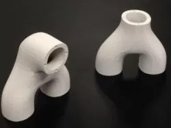 Bent pair-of-pants surface