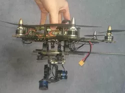Blackout Spider Hex Gimbal Mount (Tarot 2D)