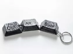 Ctrl + Alt + Supr Keychain