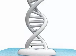 DNA helix stamp