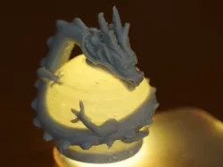 dragon on the crystal ball