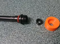 Espresso machine steam wand nut