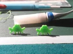 Frog earrings