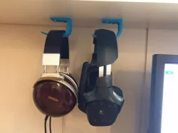 Headphone hanger w/screws