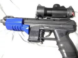 MP5 style foregrip for Tec-9 Pistol