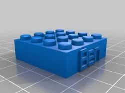 My Customized Lego Block Necklace/Keychain