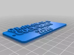 My Customized Multiline Tag or Keychain