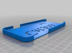My Customized Stencil Font iPhone Case