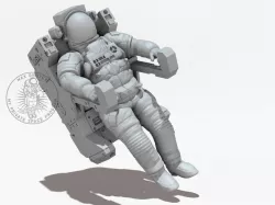NASA Astronaut With Manned Maneuvering Unit