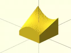 Openscad function plot