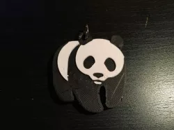 Panda keychain