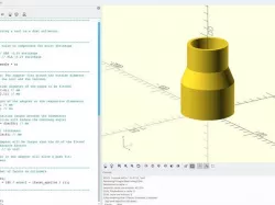 Parametric Dust Collector Adapter