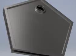 Pentagonal key cover