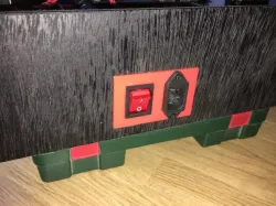 Power switch plate for Geeetech psu switches