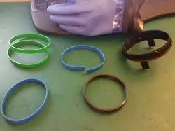 Ring replacement for Si-Tech Antares Dry Glove Diving System