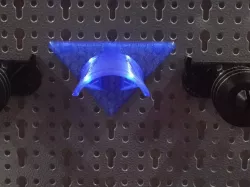 Spool holders and filament guides for Euro-norm size hangers