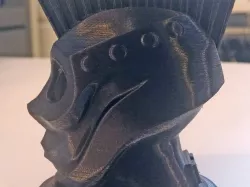 Steampunk robot head