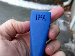 Threaded, Labeled Beer Tap Handle