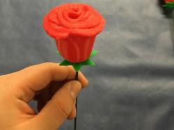 3D Printable Rose