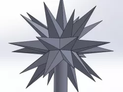 Another Moravian Star Tree Topper