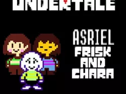 Asriel, Chara and Frisk figure - Undertale
