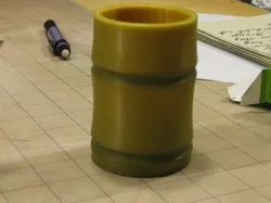 Bamboo dice cup