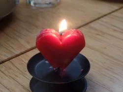 Candle heart mold V1