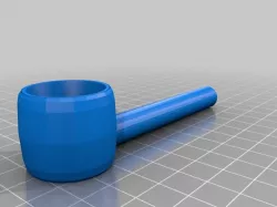 Cigar pipe or bubble blower