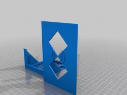 Diagonal led Matrix stand