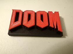 Doom gaming logo - Dual Extrusion