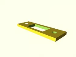 Door Latch Spacing Bracket - Customizable