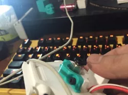 Effector clamp of E3D V6 hot end for Micromake 3D printer