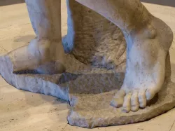 Feet of the MIA Doryphoros by Polykleitos