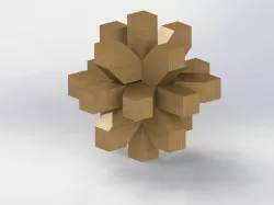 Fifteen Star Mechanical Puzzle