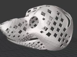 Fursuit- or puppet-head base - version27 - ice bear