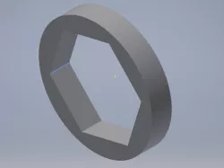 Hex Shaft Spacer Small