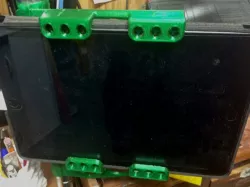 Ipad holder for Lowe's wire shelf - 25.5mm
