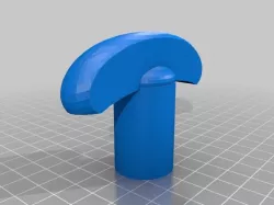 Land or surf paddle handle